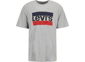 5400537534392 - Levis® T-Shirt Logo-Print Rundhalsausschnitt für Herren grau L