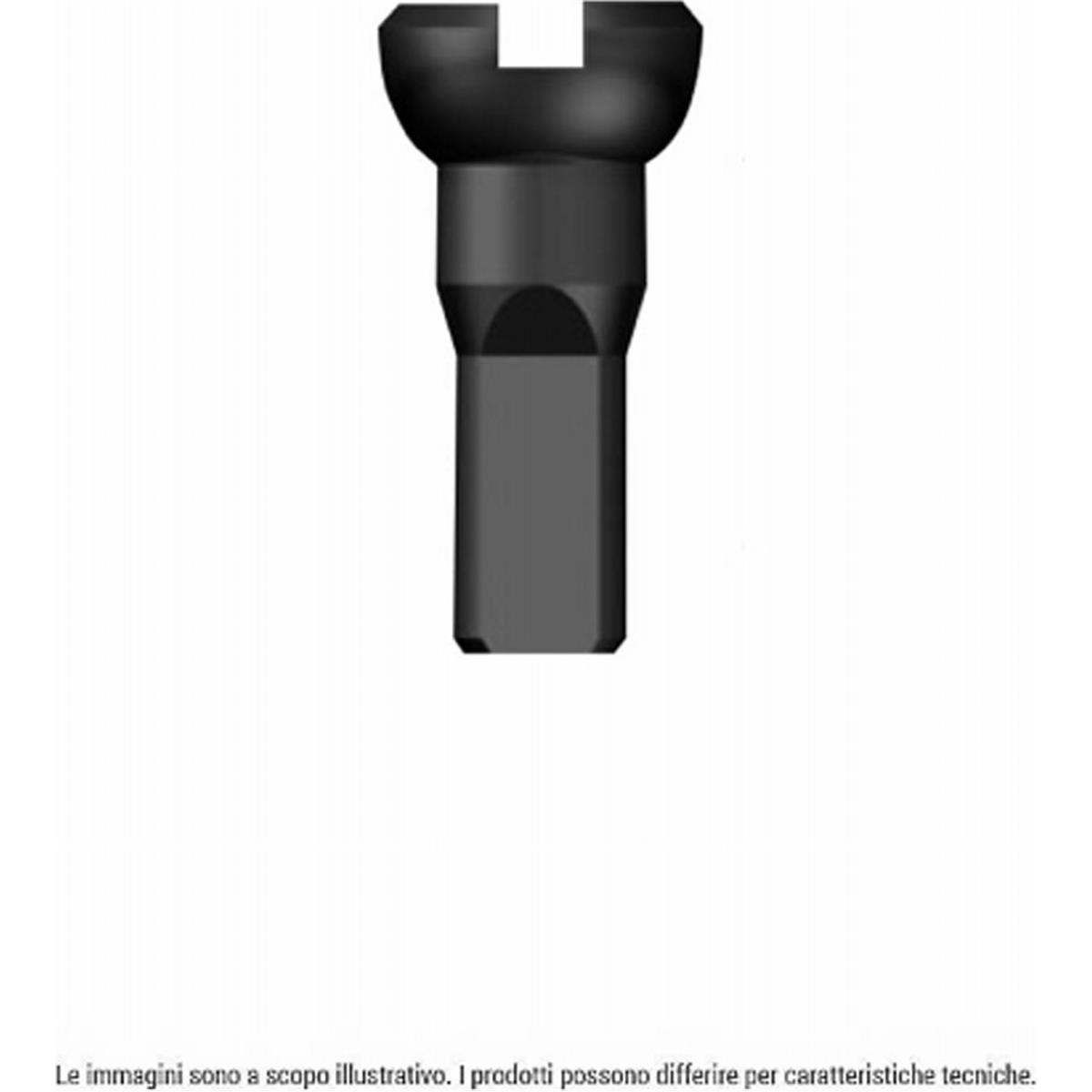 5400540217633 - Polyax Nipples aus Messing 12mm Schwarz - 100 Stück Packung