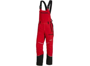 5400591167529 - Schnittschutz Latzhose Mistral 30 Rot Gelb Gr 58 - Rot Gelb - KOX