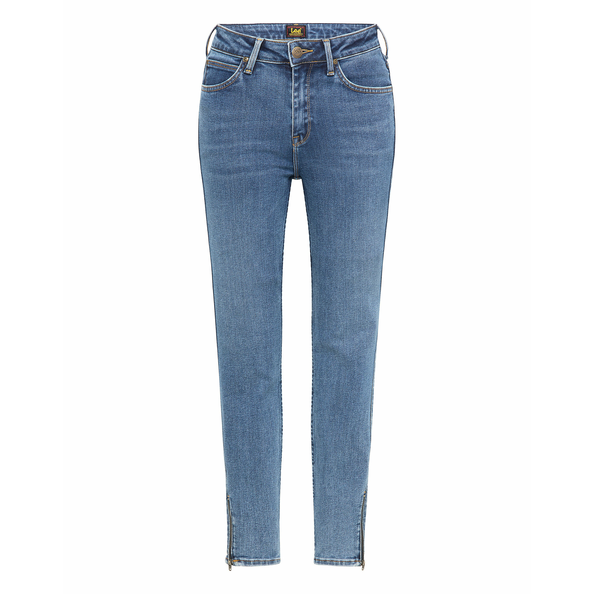 5400919793683 - Jeans Scarlett High Zip in Mid Ely