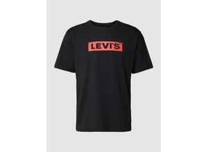 5400970215629 - Levis - T-Shirt in Schwarz mit kleinem Logofeld auf der Brust