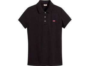 5400970392016 - Levis® Poloshirt Logo-Stickerei für Damen schwarz S