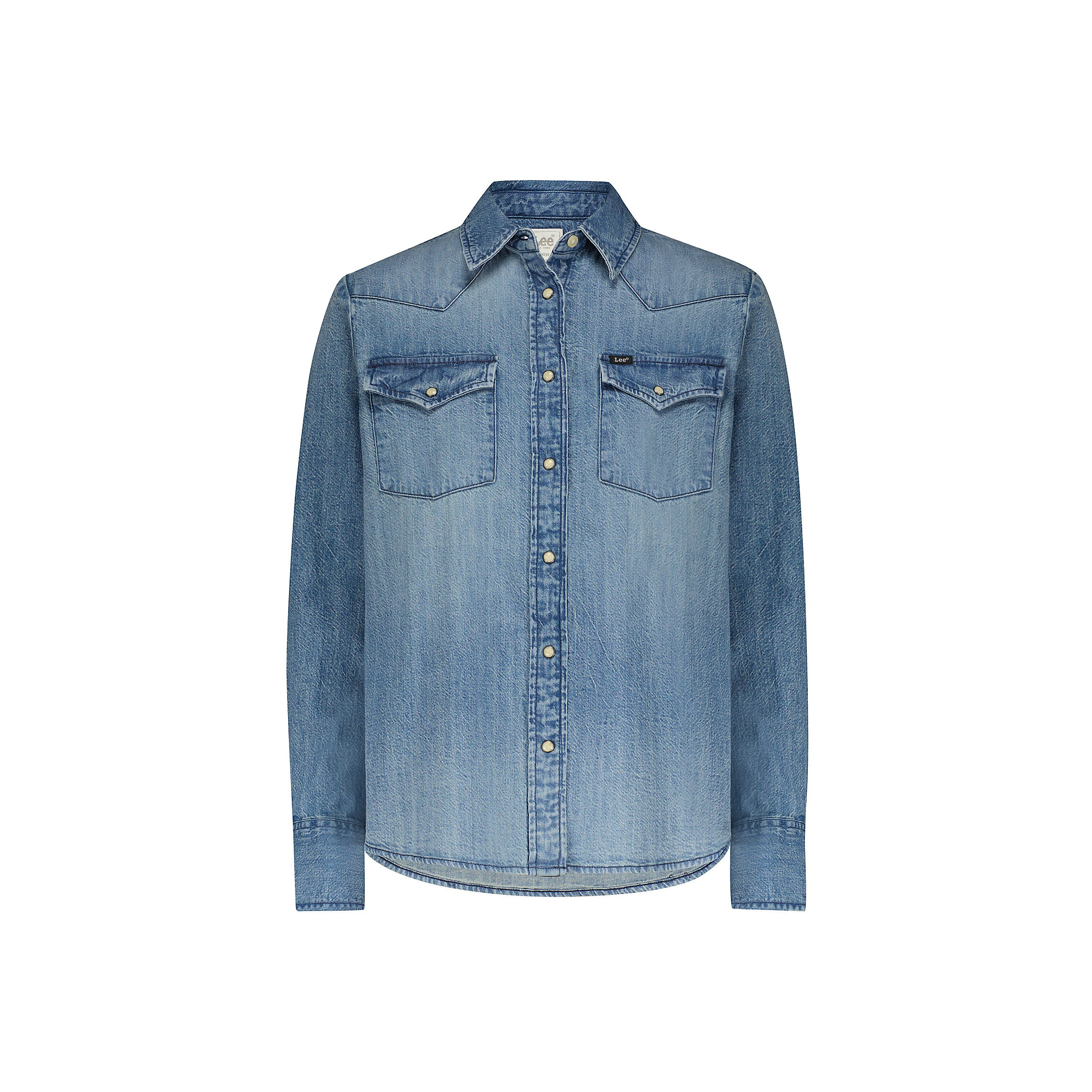 5401019827100 - Damen Jeans Westernhemd mit langen Ärmeln MT