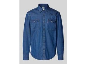 5401043535927 - Regular Fit Jeanshemd mit Label-Detail Modell BARSTOW
