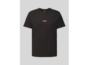 5401105121105 - Levis - T-Shirt in Schwarz mit mittigem kleinem Boxtab-Logo