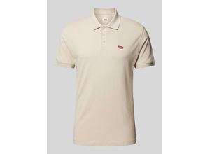 5401105830786 - Levis® Poloshirt Logo-Patch Seitenschlitze für Herren beige S