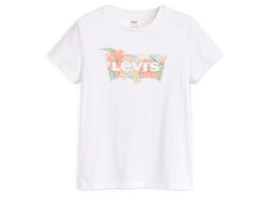 5401157225288 - Levis® T-Shirt Baumwolle Logo-Print für Damen weiß M