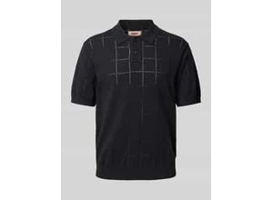 5401157915141 - Poloshirt mit gerippten Abschlüssen