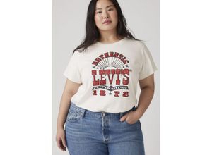 5401187040806 - T-Shirt LEVIS PLUS PL PERFECT TEE Damen Gr XXL (46 48) levis copper riveted rock poster sugar swizzle Single Jersey Obermaterial 100% Baumwolle bedruckt casual regular fit taillenbedeckt Rundhals Kurzarm gerader Abschluss Shirts mit Logodruck