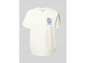 5401187148045 - T-Shirt mit Motiv- und Label-Print