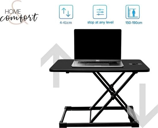5404017905832 - - Stehpult - Steharbeitsplatz - Ergonomisch verstellbarer Schreibtisch - 65 cm breit