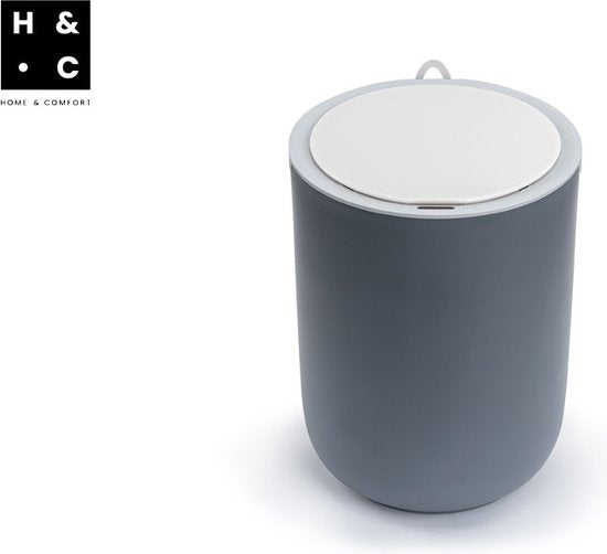 5404017912410 - H&C Sensor Mülleimer - 8L - Schwarz - Automatischer Abfalleimer - Wasserdicht - Kompaktes Design