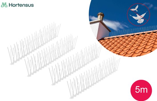 5404017917224 - - Verjagen Sie unerwünschte Vögel mit diesem 5-Meter-Vogelschutzset - 2 Sets (10m)