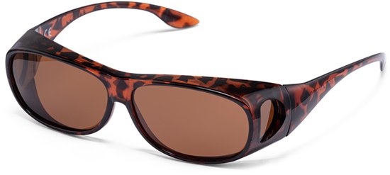 5404017917392 - - Overlay-Sonnenbrille mit polarisierenden Gläsern und 100% UV-Schutz - Schildkrötenmotiv - 1 Stück