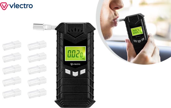 5404017918283 - Alkoholtester - Digitaler Atemalkoholtester - USB wiederaufladbar - Mundstücke enthalten - Kompaktes Design 5404017918283 - Alkoholtester - Digitaler Atemalkoholtester - USB wiederaufladbar - Mundstücke enthalten - Kompaktes Design