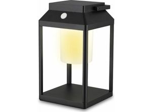 5404022219641 - Solarlampen für Außen 15x25 cm - IP54 - Gartendeko - Solar Außenleuchte - Solarleuchte mit Bewegungsmelder - Solarleuchten Außen - Solar Lamp Outdoor