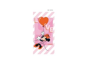 5407010070484 - Minnie Maus Strandtuch Baumwollkomfort für sonnige Tage 70 x 140 cm