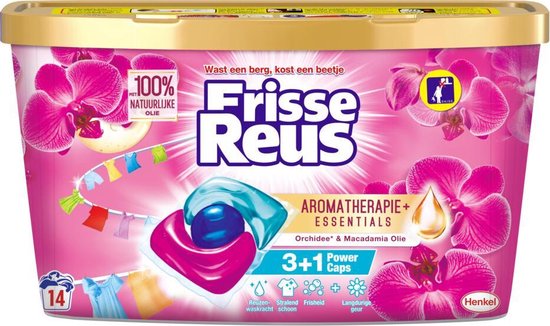 5410091762070 - Power Caps Frische Reus Orchidee Macadamia Waschmittelkapseln 14 Stück