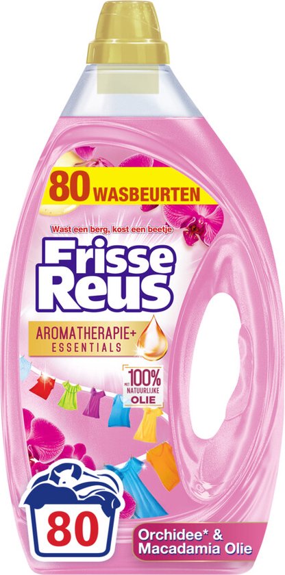 5410091766221 - Fresh Giant Orchid Macadamia Gel Waschmittel - Flüssig - 80 Waschgänge - Sparpack