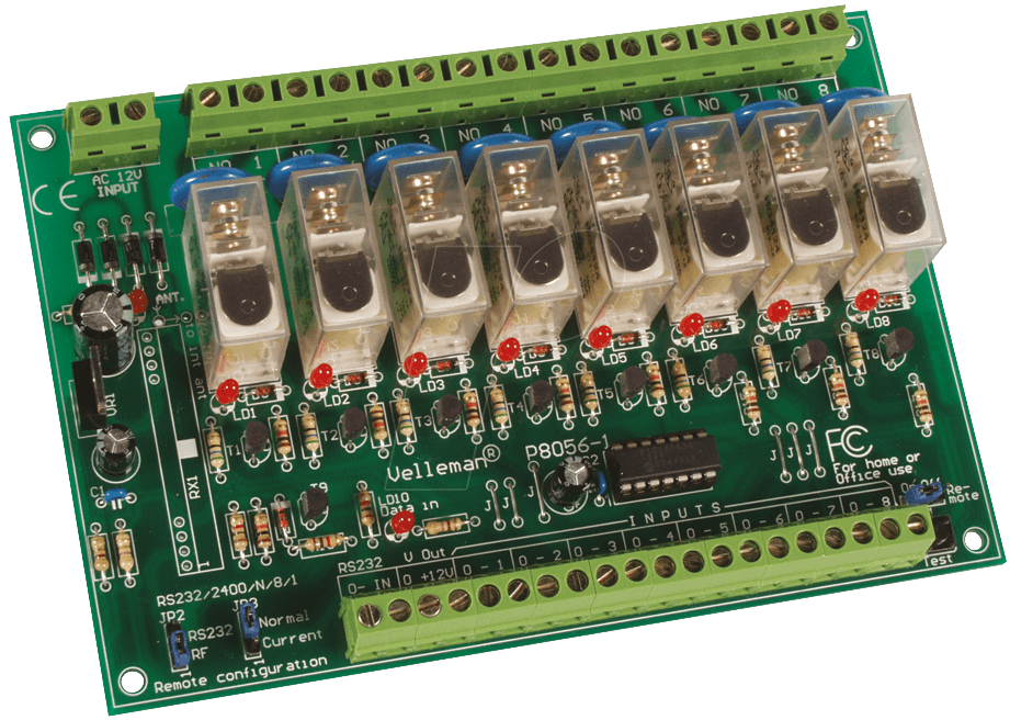 5410329283049 - K8056 - Bausatz Ferngesteuerte 8-Kanal Relaiskarte