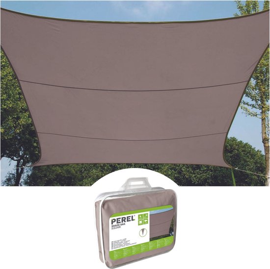 5410329578022 - Schattentuch wasserabweisend 36 x 36 m 160 g m² Polyester quadratisch taupe