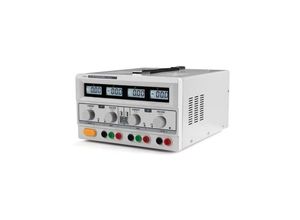 5410329595258 - Labornetzgerät einstellbar 2 x 0-30 VDC 0-3 a + 5 vdc fest 3 a Strombegrenzung kurzschlussfest 4 LCD-Anzeigen Grau - white - Velleman