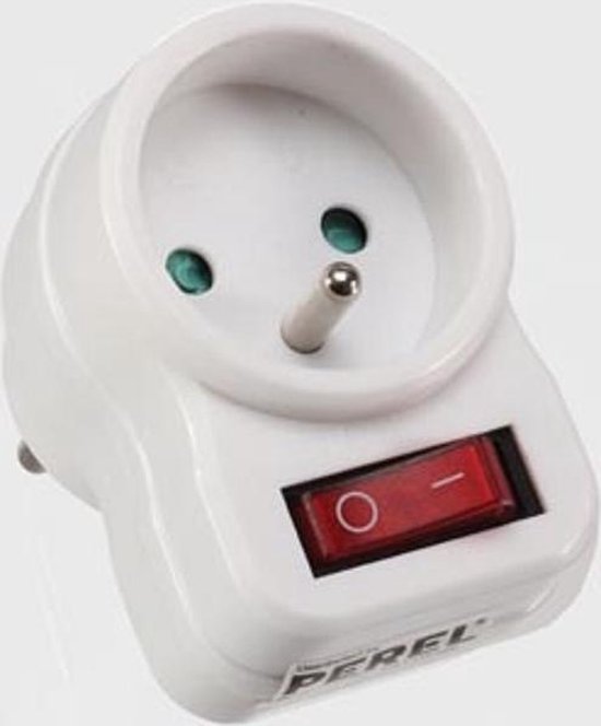 5410329690977 - Verteilerstecker mit Schalter Steckdose mit Stifterdung (Typ E) Polypropylen für den Innenbereich weiß