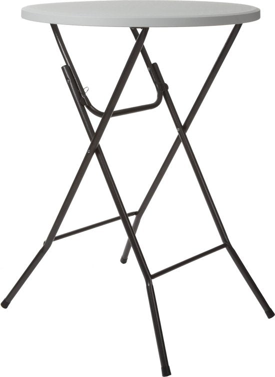 5410329704230 - Klapptisch weiß 80 x 110 cm für den Innen- und Außenbereich ideal für Veranstaltungen und den täglichen Gebrauch max 100 kg passt überall hin leicht und tragbar zusätzliche Tischfläche