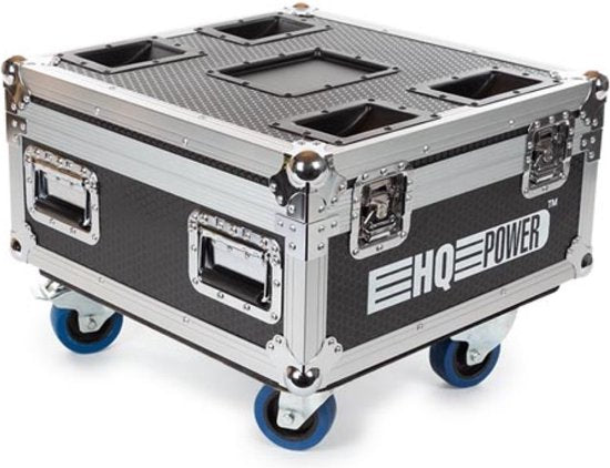 5410329722593 - Flightcase mit 6 LED Bodenspots 6 x 12 W RGBAW+UV LED Akku geeignet für Bühnen Events und als Traversenbeleuchtung