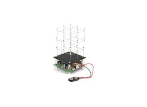 5410329726034 - Löt- und Programmierbausatz LED-3D-Würfel 27 rote LEDs 3 x 3 x 3 - green - Whadda