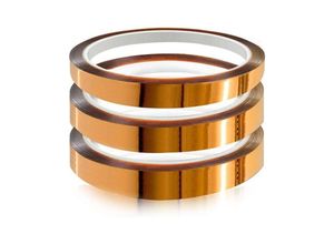 5410488729662 - Stück Polyimidfolien-Klebeband hitzebeständiges Klebeband Kapton-Klebeband für 3D-Drucker Maskieren Löten Leiterplattenisolierung (3 Stück × 20