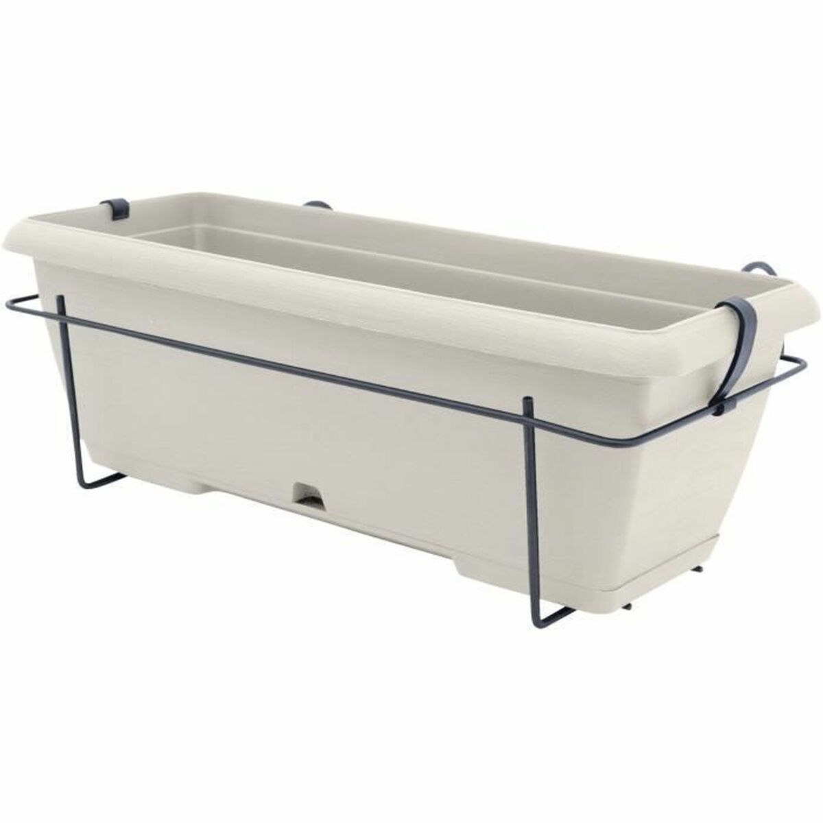 5410527158125 - Blumenkasten Weiß Steineffekt 50 cm 5410527158125 - Blumenkasten Weiß Steineffekt 50 cm