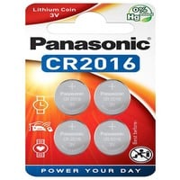 5410853059028 - Batterie Lithium Knopfzelle CR2016 3V Electronics Lithium Power Retail Blister (4-Pack) - Panasonic