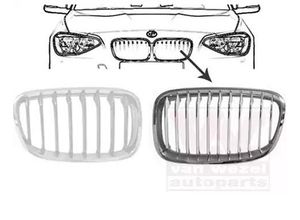 5410909491482 - VAN WEZEL Kühlergrill BMW 0633513 51137262119 Kühlergitter