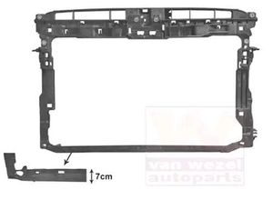 5410909519698 - VAN WEZEL Schlossträger VW 5766668 5G0805588Q5G0805588AC5G0805588M FrontverkleidungSchlossblechFrontmaske