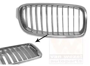 5410909583453 - VAN WEZEL Kühlergrill BMW 0670414 51137263480 Kühlergitter