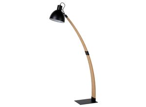 5411212030788 - Curf - Stehlampe Mit Leselampe - 1xE27 - Schwarz - Lucide