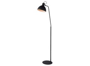 5411212030856 - Shadi - Stehlampe Mit Leselampe - 1xE27 - Schwarz - Lucide