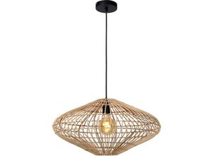 5411212031433 - Magali - Pendelleuchten - ø 56 cm - 1xE27 - Natürlich - Lucide