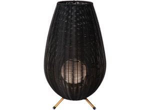 5411212031846 - Colin IP44 - wiederaufladbare Tischlampe Innen Außen - Akku Batterie - led Dim - 1x3W 3000K - IP44 - 3 StepDim - Schwarz - Lucide