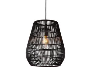 5411212031884 - Nerida - Pendelleuchten Innen Außen - ø 35 cm - 1xE27 - IP44 - Schwarz - Lucide