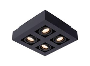 5411212092342 - Xirax - Deckenstrahler - led Dim to warm - GU10 - 4x5W 2200K 3000K - Schwarz - Lucide