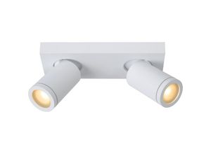 5411212092649 - Taylor - Deckenstrahler Badezimmer - led Dim to warm - GU10 - 2x5W 2200K 3000K - IP44 - Weiß - Lucide