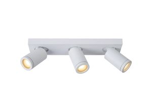 5411212092663 - Lucide TAYLOR - Deckenstrahler Badezimmer - LED Dim to warm - GU10 - 3x5W 2200K 3000K - IP44 - Weiß