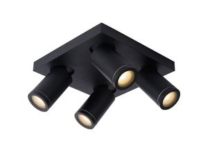 5411212092670 - Taylor - Deckenstrahler Badezimmer - led Dim to warm - GU10 - 4x5W 2200K 3000K - IP44 - Schwarz - Lucide