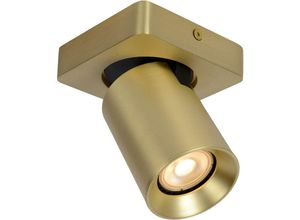 5411212092939 - Nigel - Deckenstrahler - led Dim to warm - GU10 - 1x5W 2200K 3000K - Mattes Gold   Messing - Lucide