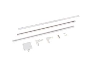 5411212093707 - Track Starter-Set - 1-Phasen Stromschiene   Schienensystem - 2 Meter - Weiss - Lucide