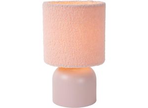 5411212105882 - Woolly - Tischlampe - ø 16 cm - 1xE14 - Rosa - Lucide