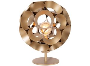 5411212106254 - Hannelore - Tischlampe - ø 25 cm - 1xE27 - Mattes Gold   Messing - Lucide