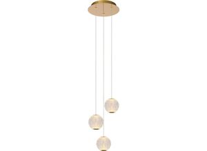 5411212134394 - Cintra - Pendelleuchten - ø 25 cm - led Dim - 3x47W 2700K - Transparent - Lucide